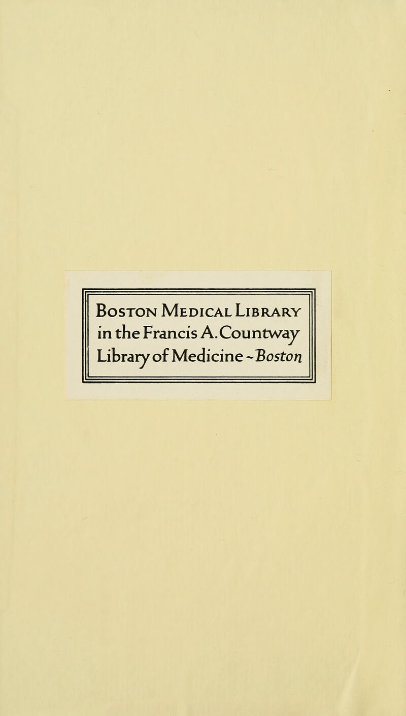 Boston Médical Library in the Francis A.Countway Library of Medicine -Boston