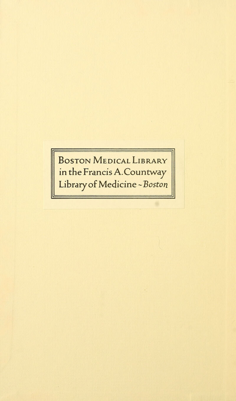 Boston Medical Library in the Francis A.Countway Library of Medicine -Boston