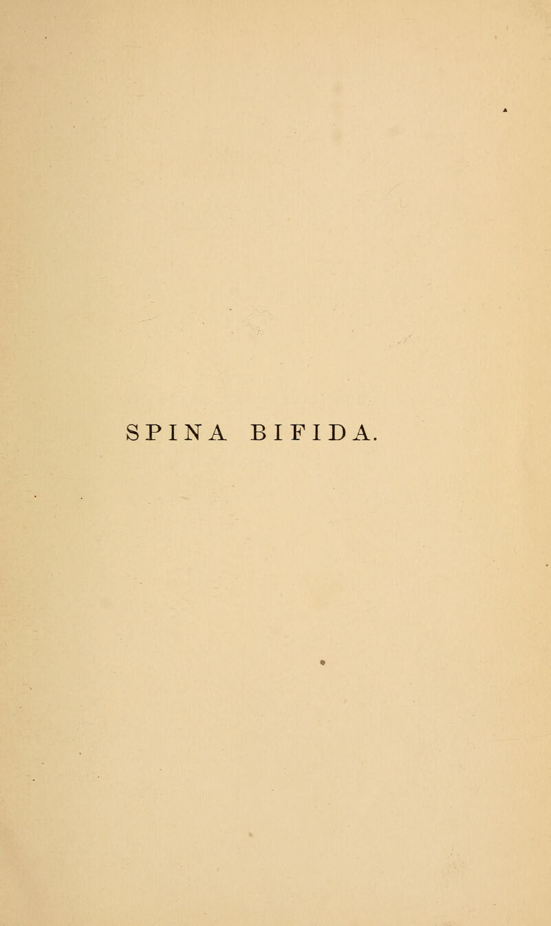 SPINA BIFIDA