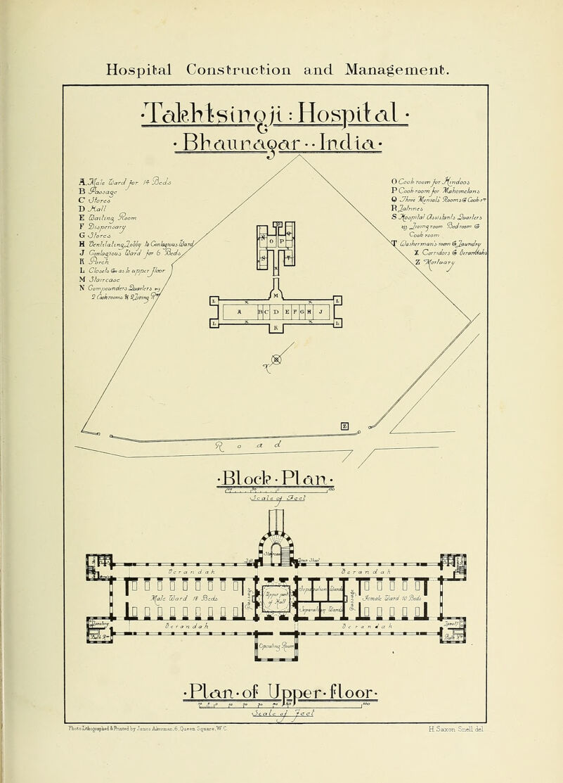 •TafeMsinQji: Hospital • • Bhciuncioar India- R.Dtfalc Ztiard for W Scd. C 0Tor^-s E {daitina JCoom r^ptrritiarc/ G \J/orc£ H Venfilalino^loMa IbConJaaTomWard J Gonlaapouj, word Jot 6 Mcdi. H Perch lx Closets <av os fo upper floor M Staircase 0 Cooh- room Jot Jtiridoos P'Cook-room Jot AtahomckmA Q Jhret A\enioU SloomiS' Cooh-r- \Kj-afnnes S Jwopifa! Q&iiiiOTilci Quarters ey JJiUTnaraom yJ-fdroom (&■ Cook-room . dJojncrman'jroom (sj/aanaro- X Corridors <a fieroTmoh, i ucranaan Xalc Ward IS SiccU I Idgq ogdd qf| & d r a n dak I i| | D D D D| D Q D D □ r 7i d a h ♦Plan-of Upper-floor • Aa/e Pfcoto-lithographed^Printed ty Jarocs AkerrcBE, 6,Queen Square,W C H.Ssocon Snell del-