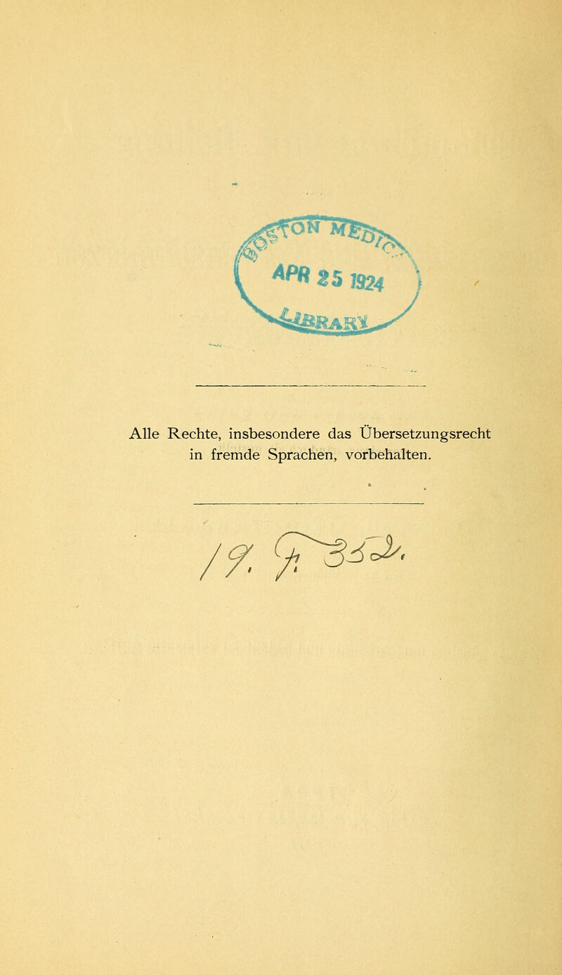 Alle Rechte, insbesondere das Übersetzungsrecht in fremde Sprachen, vorbehalten. ^r