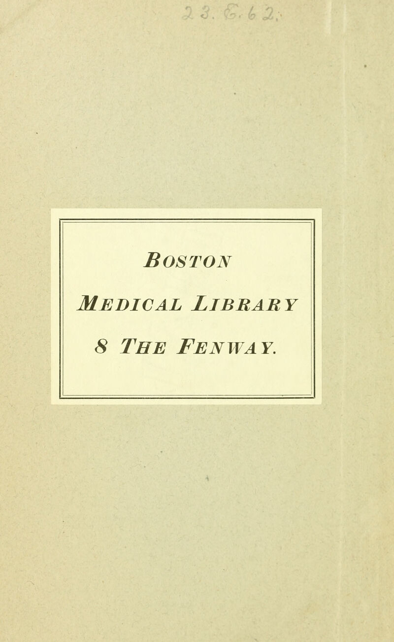 Boston Médical Libbaby 8 The Fenway.