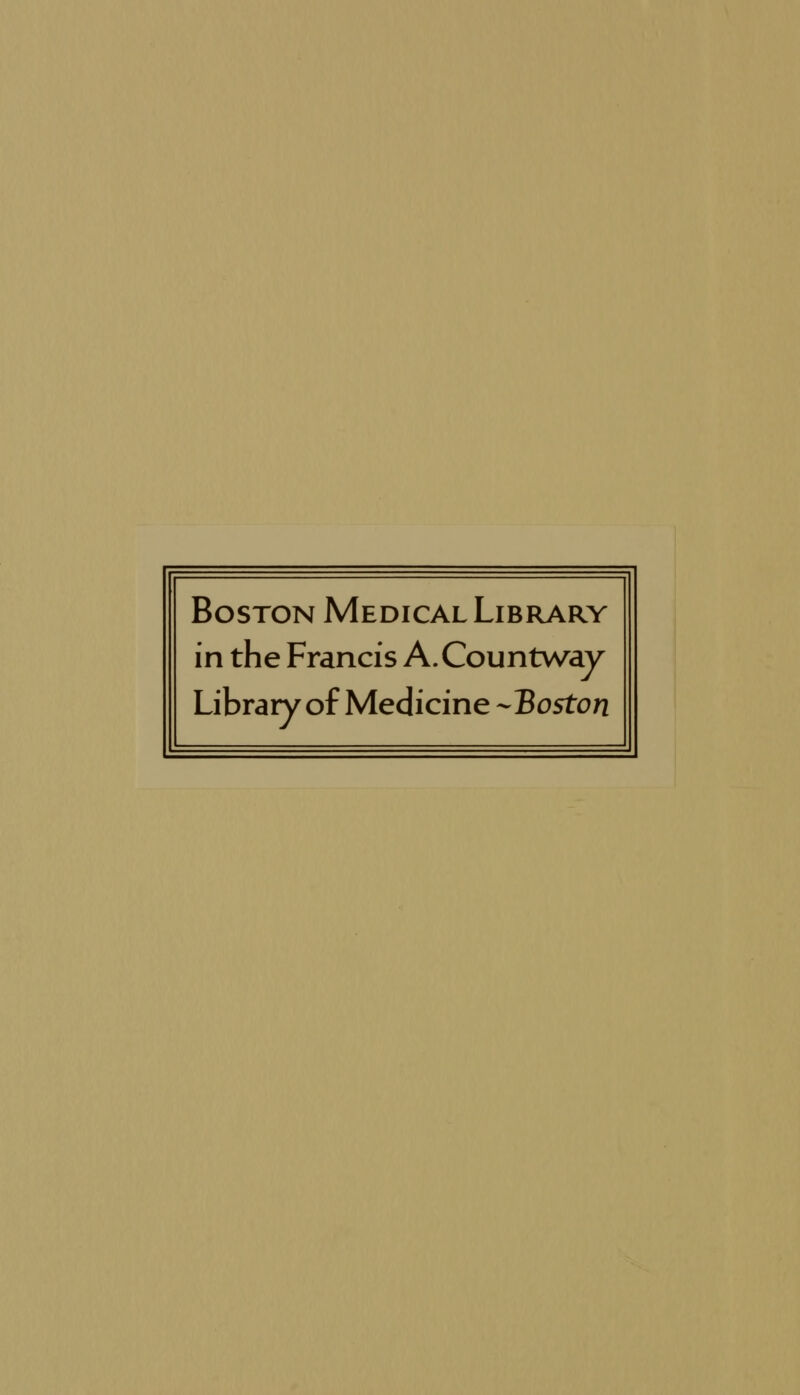 Boston Medical Library in the Francis A.Countway Library of Medicine -Boston