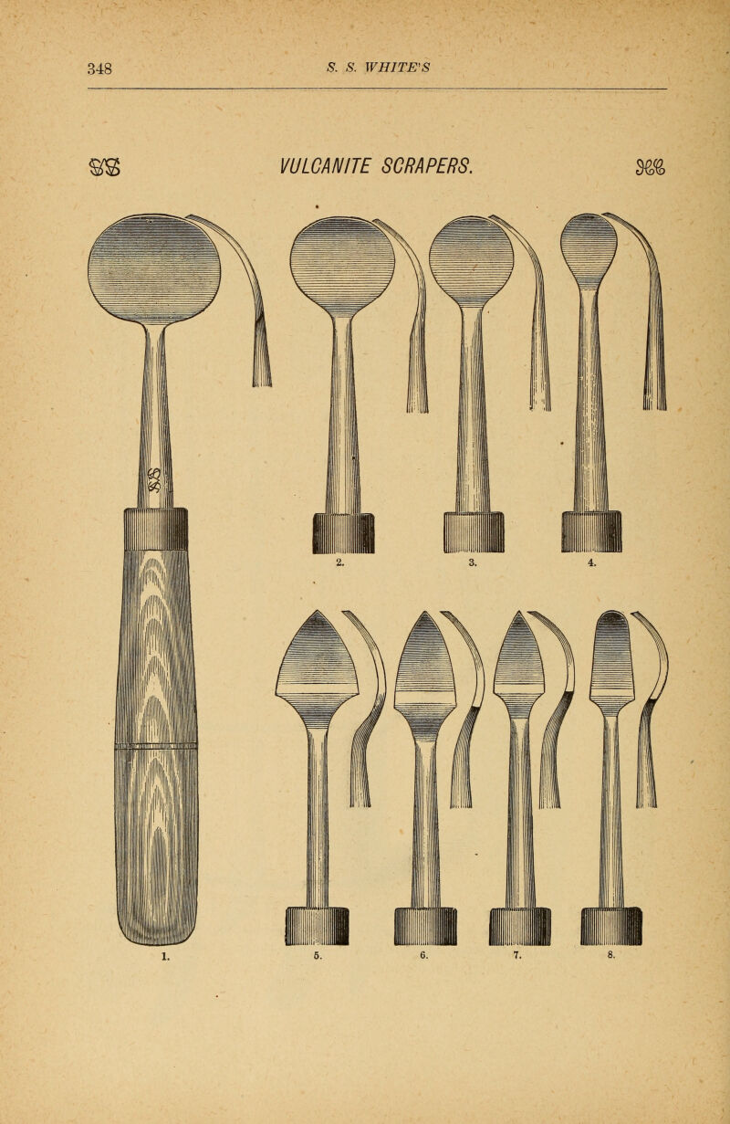 VULCANITE SCRAPERS. m