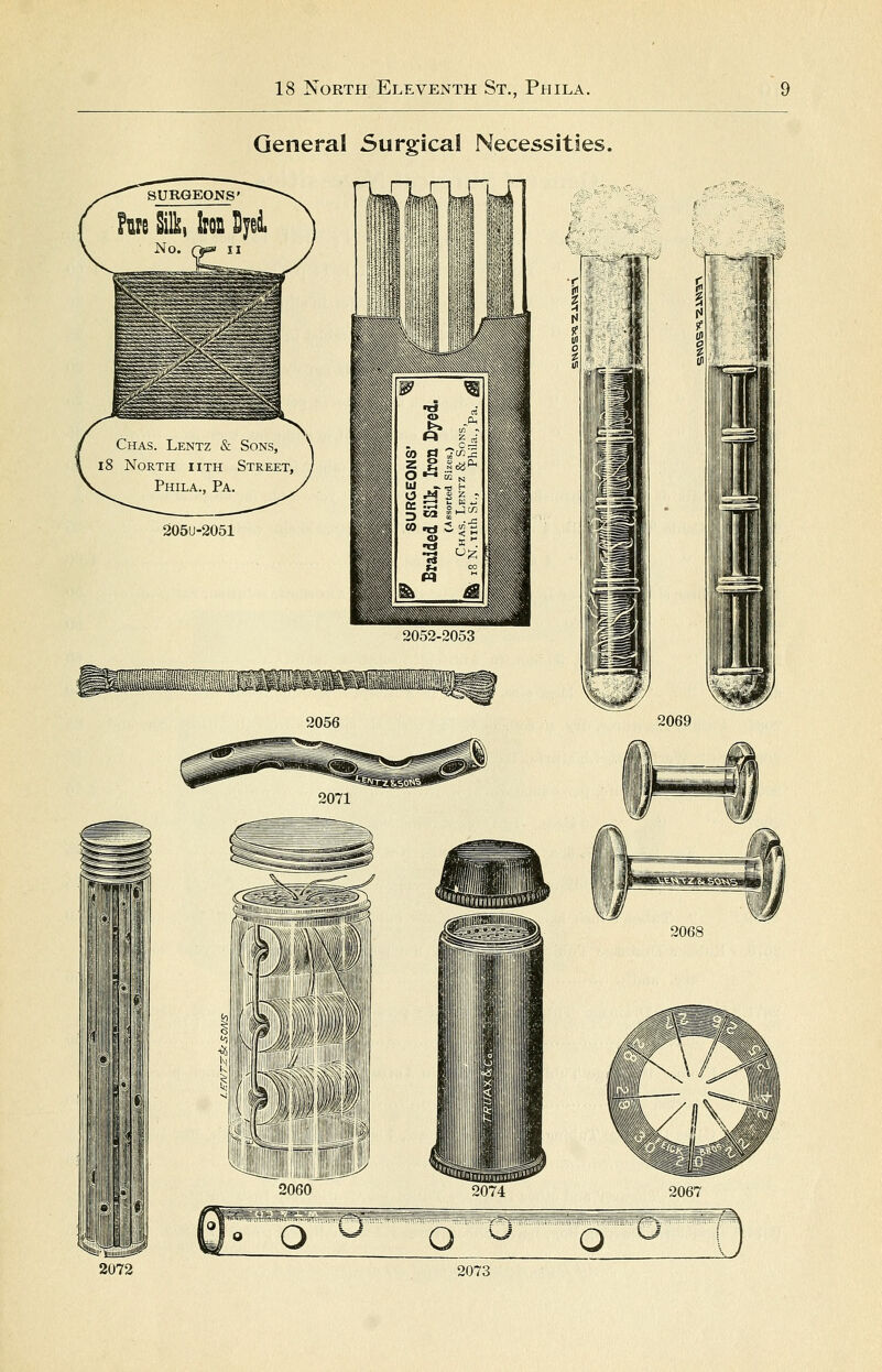 General Surgical Necessities. 2073