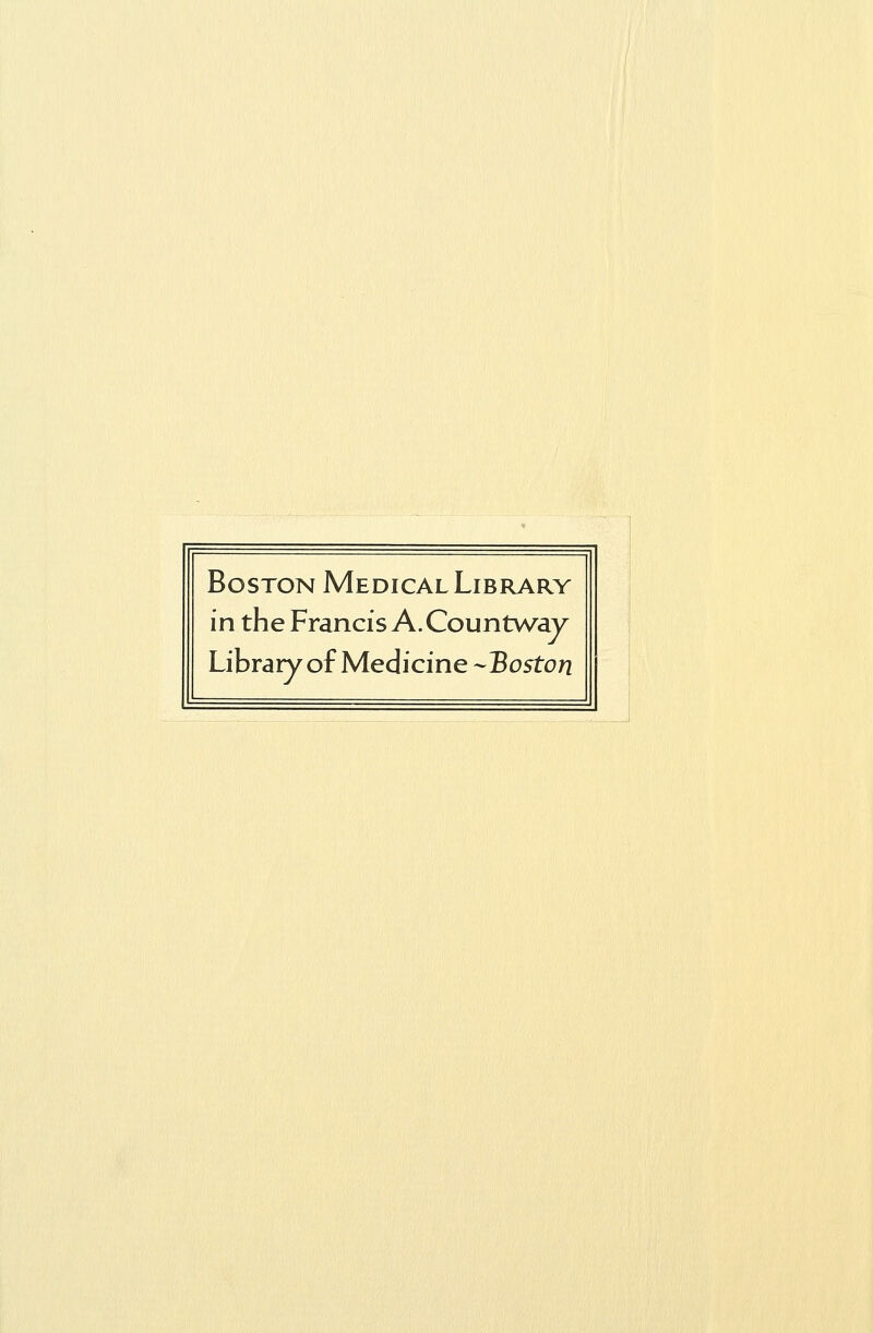 Boston Medical Library in the Francis A. Countway Library of Medicine -Boston