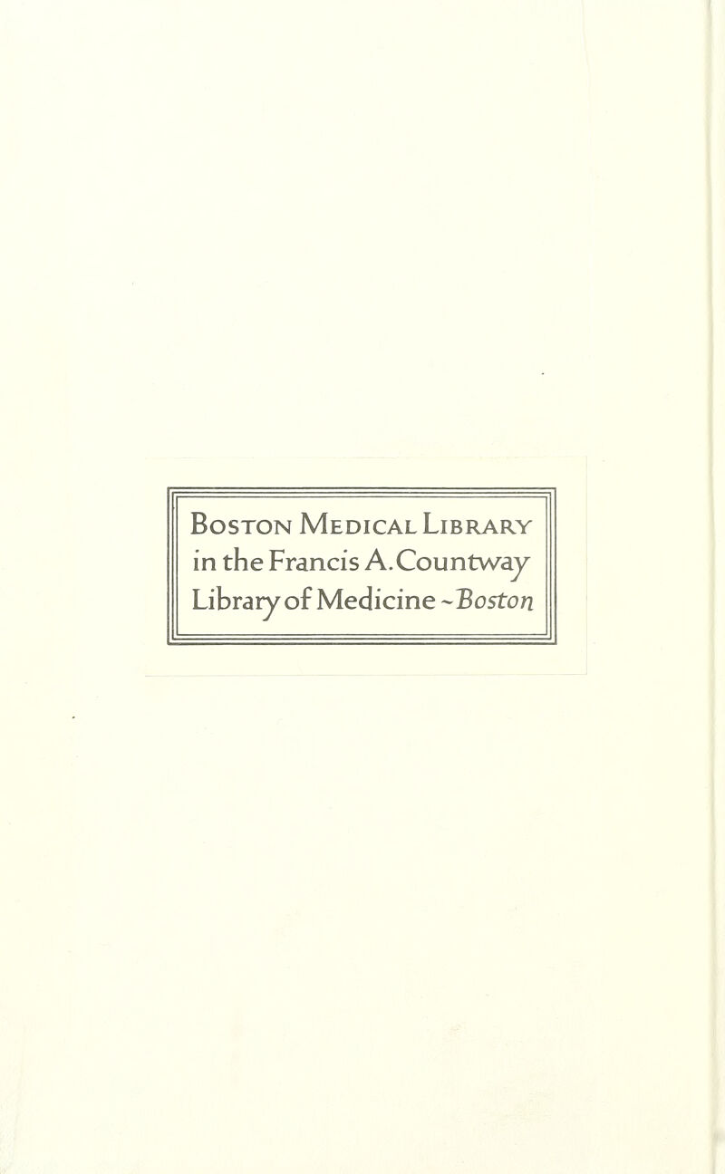 Boston Medical Library in the Francis A.Countway Library of Medicine --Boston