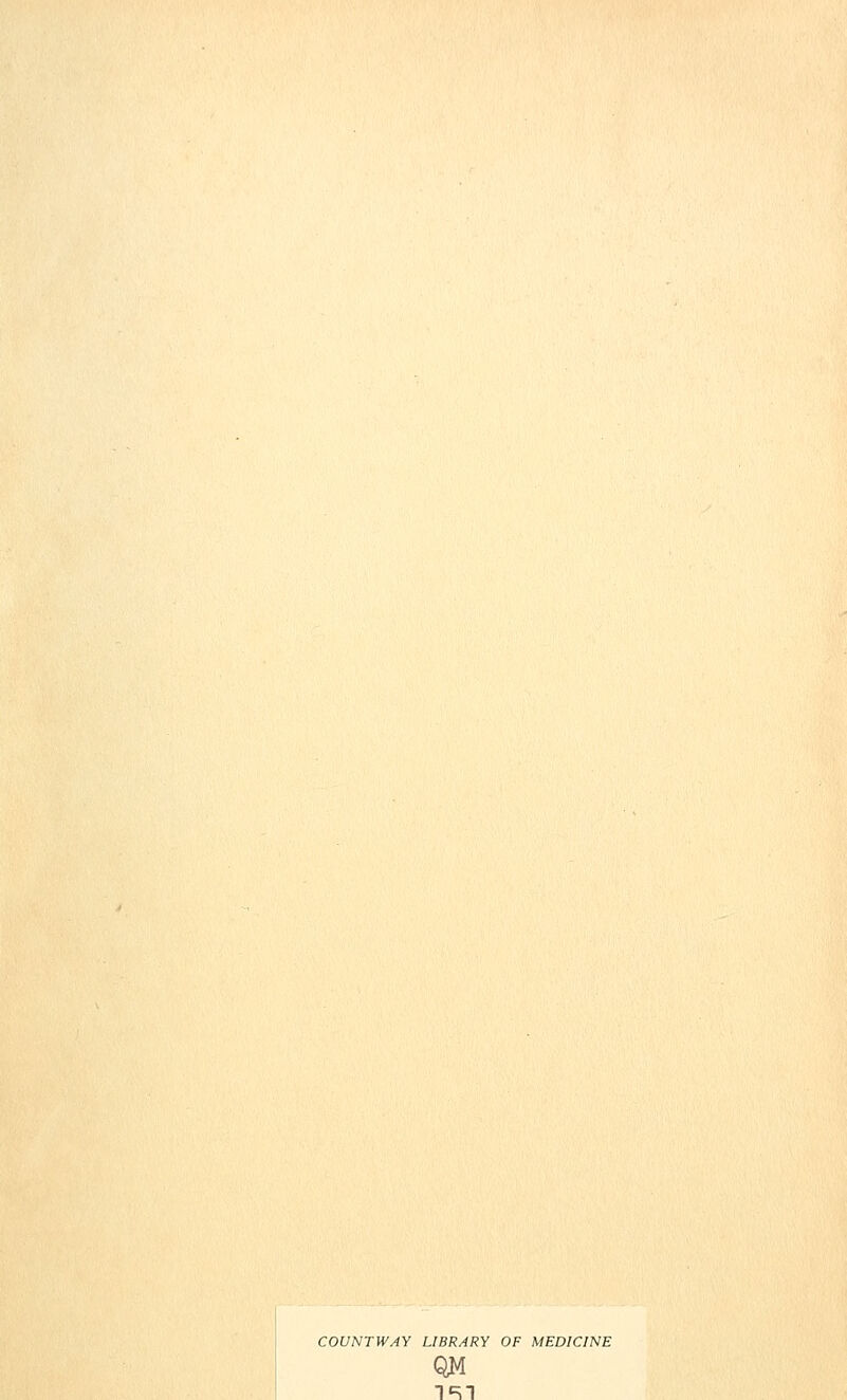 COUNTWAY LIBRARY OF MEDICINE QM 1S1