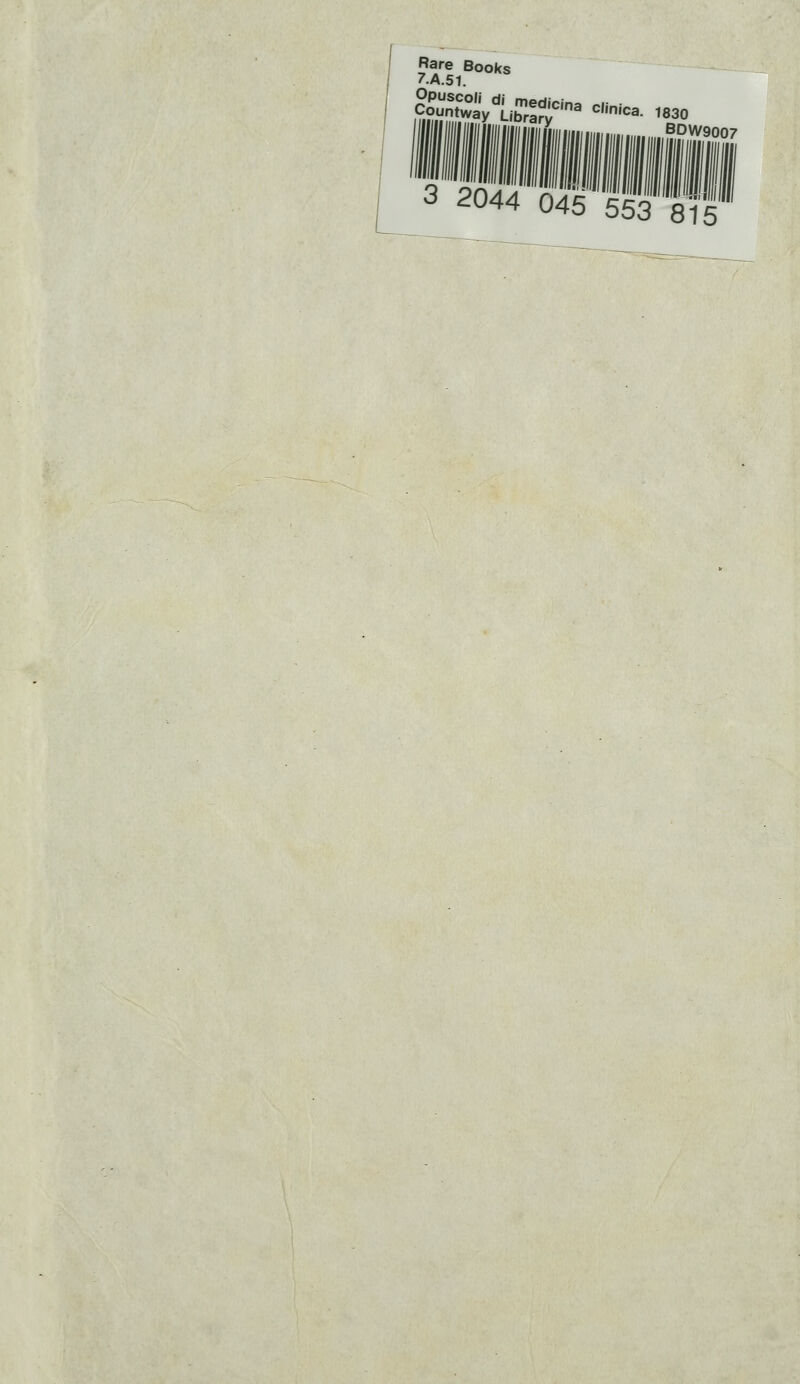 Rare Books 7.A.51. &tway'[iSI^^'^ ^'*'--- 1830   BDW9007