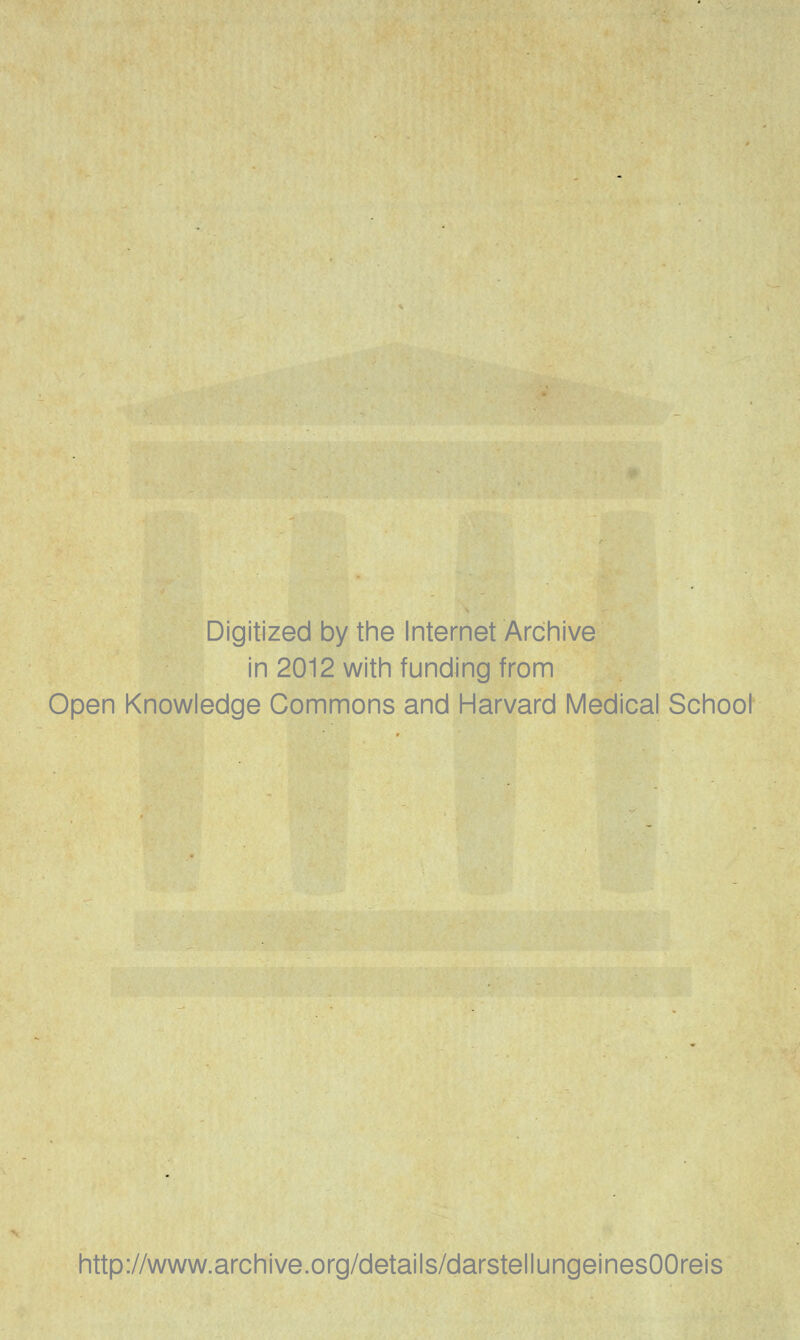 Digitized by the Internet Archive in 2012 with funding from Open Knowledge Commons and Harvard Medical School http://www.archive.org/details/darstellungeinesOOreis