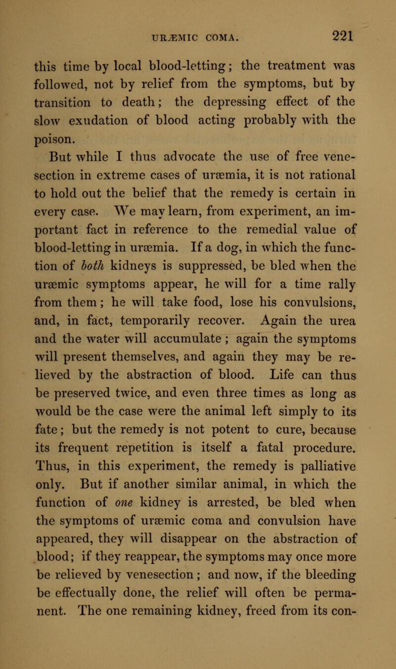 ESSAY VII. ON CARDIAC APNOEA. By the term cardiac apnoea, I mean a form of breath- lessness often terminating in death, which is due to the fact that, in the cases in which it is presented, the pulmonic current of blood is being withdrawn from the air. In this apnoea, the entrance of air into the lungs may be entirely unobstructed; for it is, as its name implies, an apnoea commencing ex- clusively in the circulation, and at the heart. The symptoms by which this form of breathlessness is characterised, have been noticed at different times by various names: such as, ''angina pectoris, cardiac asthma,  spasmodic respiration, and  syncopal asphyxia. But these terms have only served to con- nect the symptoms with some particular form of dis- ease, and have been introduced without any specific attempt to define the exact cause of the symptoms as symptoms, sui generis. Further, cardiac apnoea has often been confounded with syncope, from an impression, very generally diffused, that whilst all failing states of the body, depending on arrest of the blood in its circuit, pertain solely to syncope, so all failing states