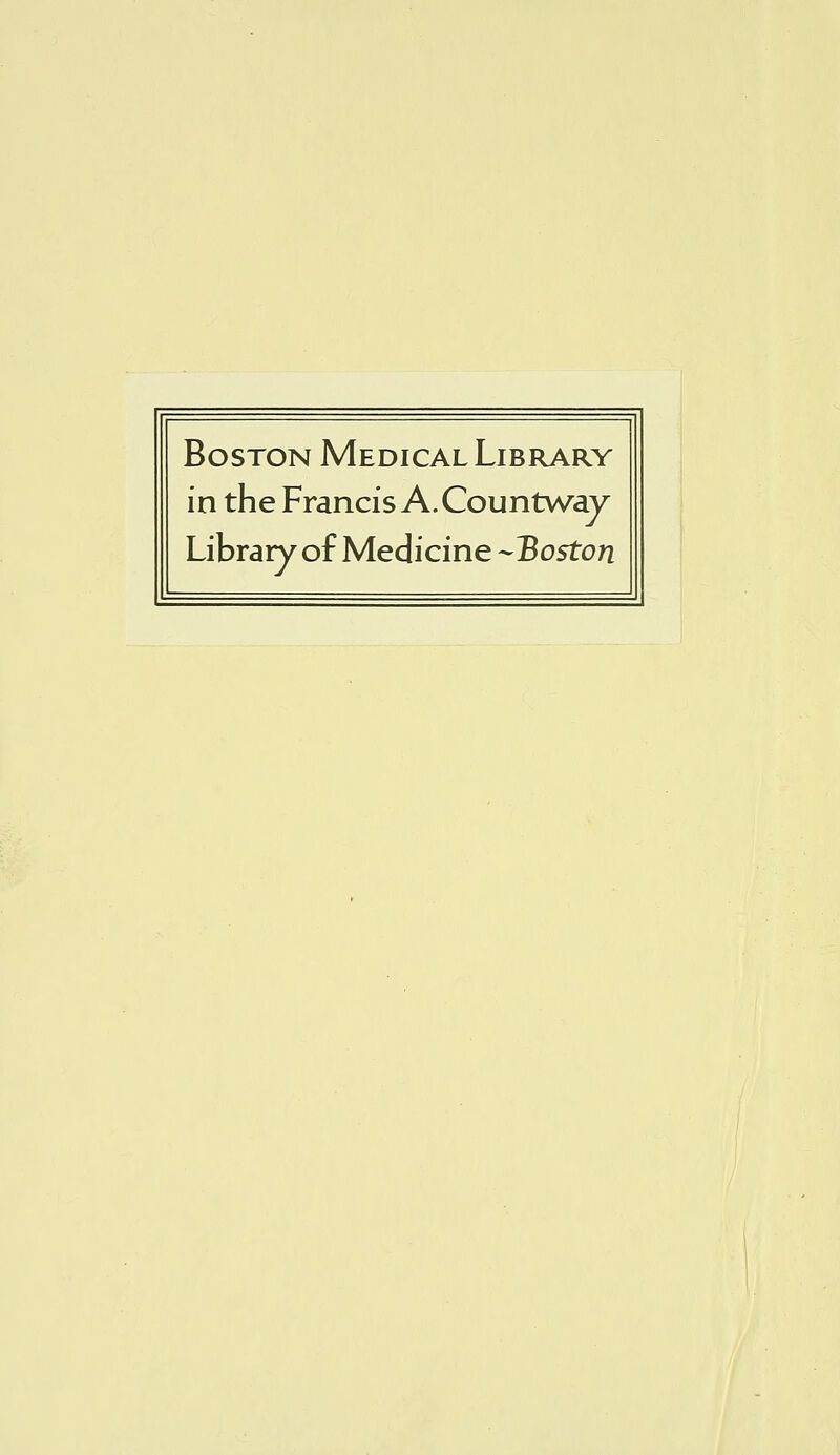 Boston Médical Library in the Francis A. Countway Library of Medicine -Boston