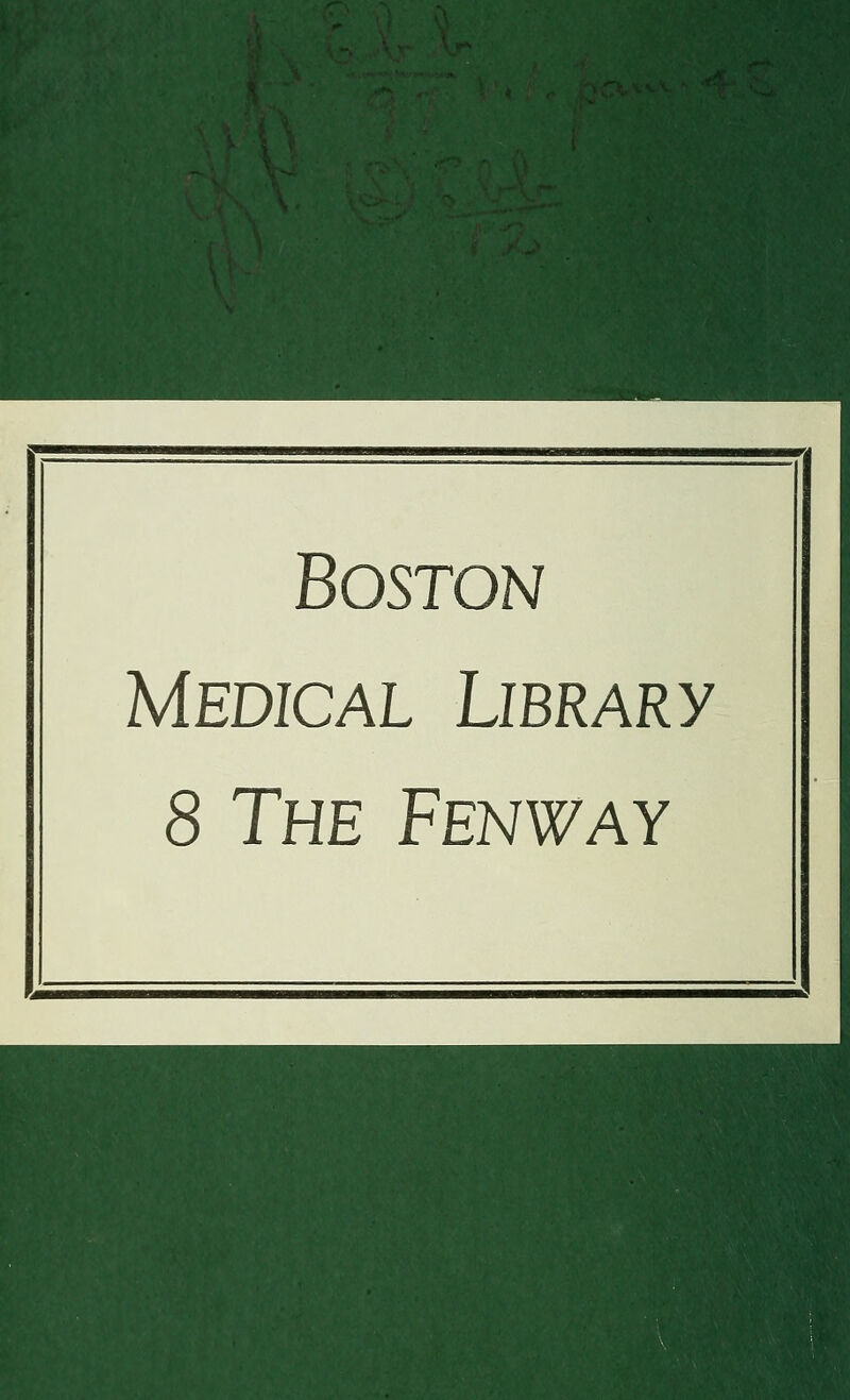 Boston Medical Library 8 The Fenway