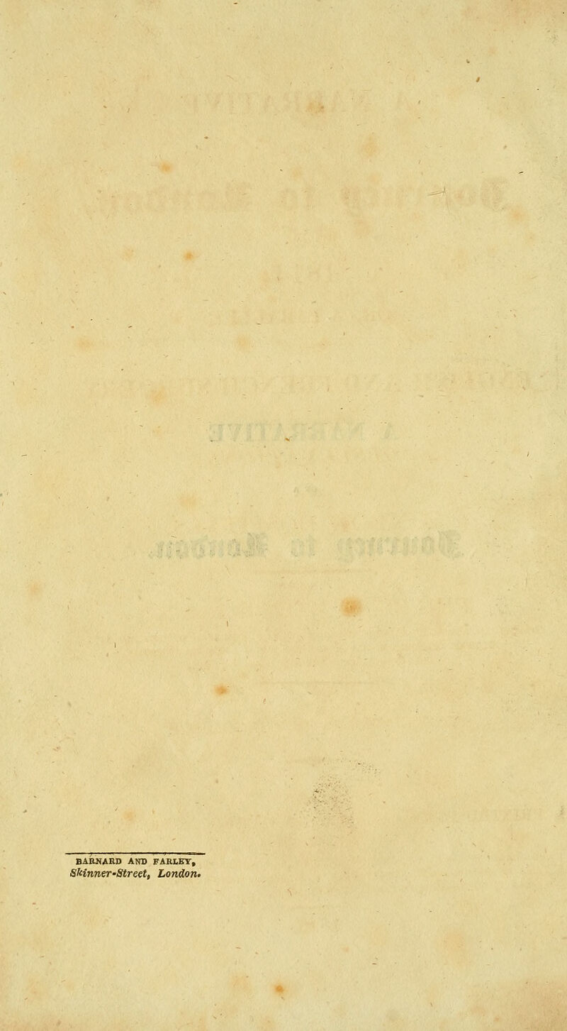 BAONARD AND FARLET, Skinner-Street, London-