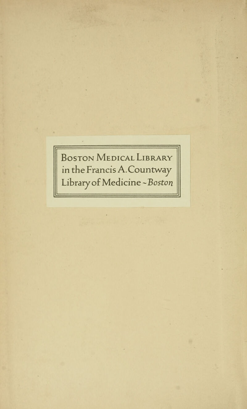 Boston Medical Library in the Francis A.Countway Library of Medicine -Boston