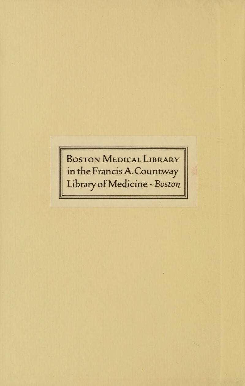 Boston Médical Library in the Francis A.Countway Library ofMedicine -Boston