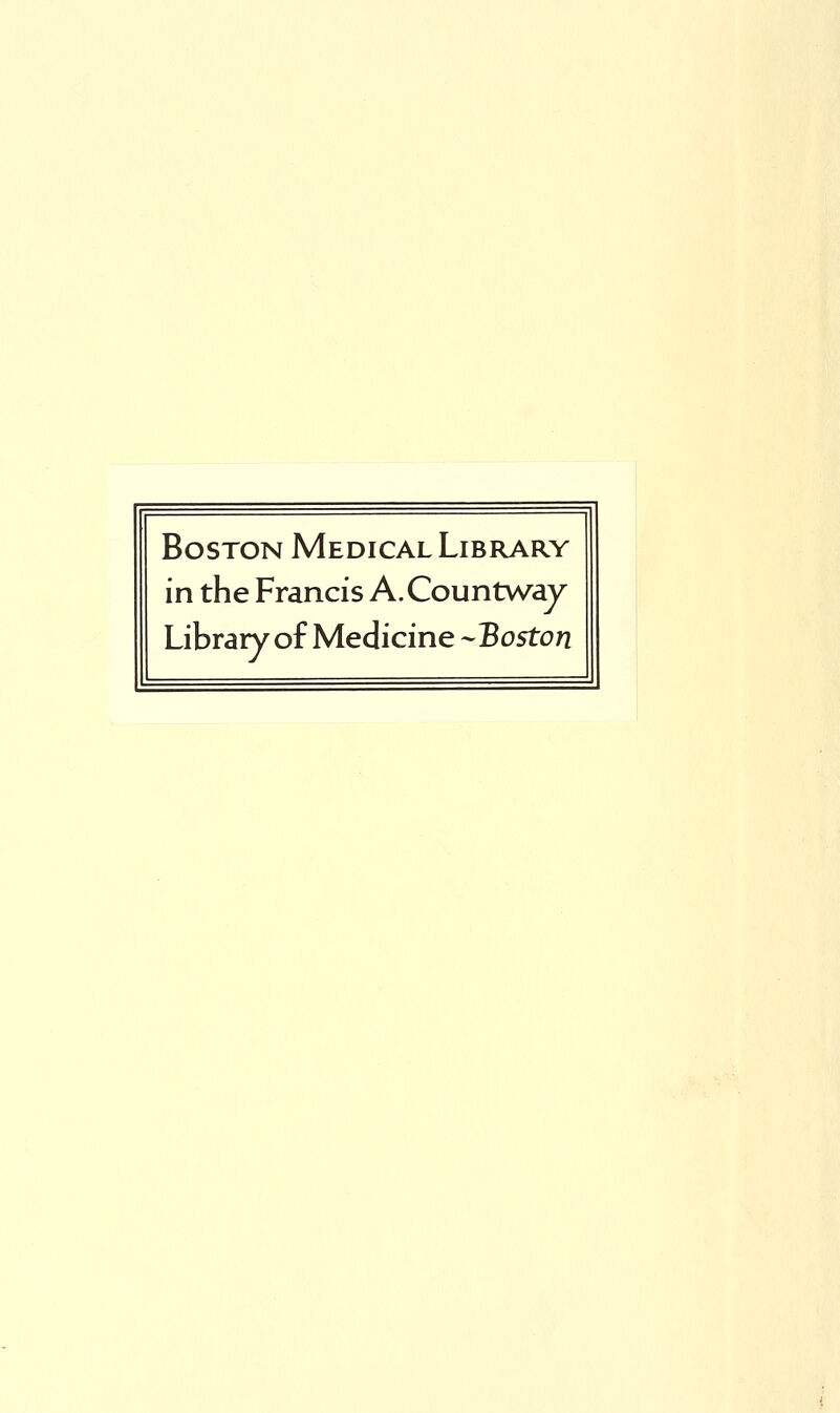 Boston Medical Library in the Francis A.Countway Library of Medicine -Boston