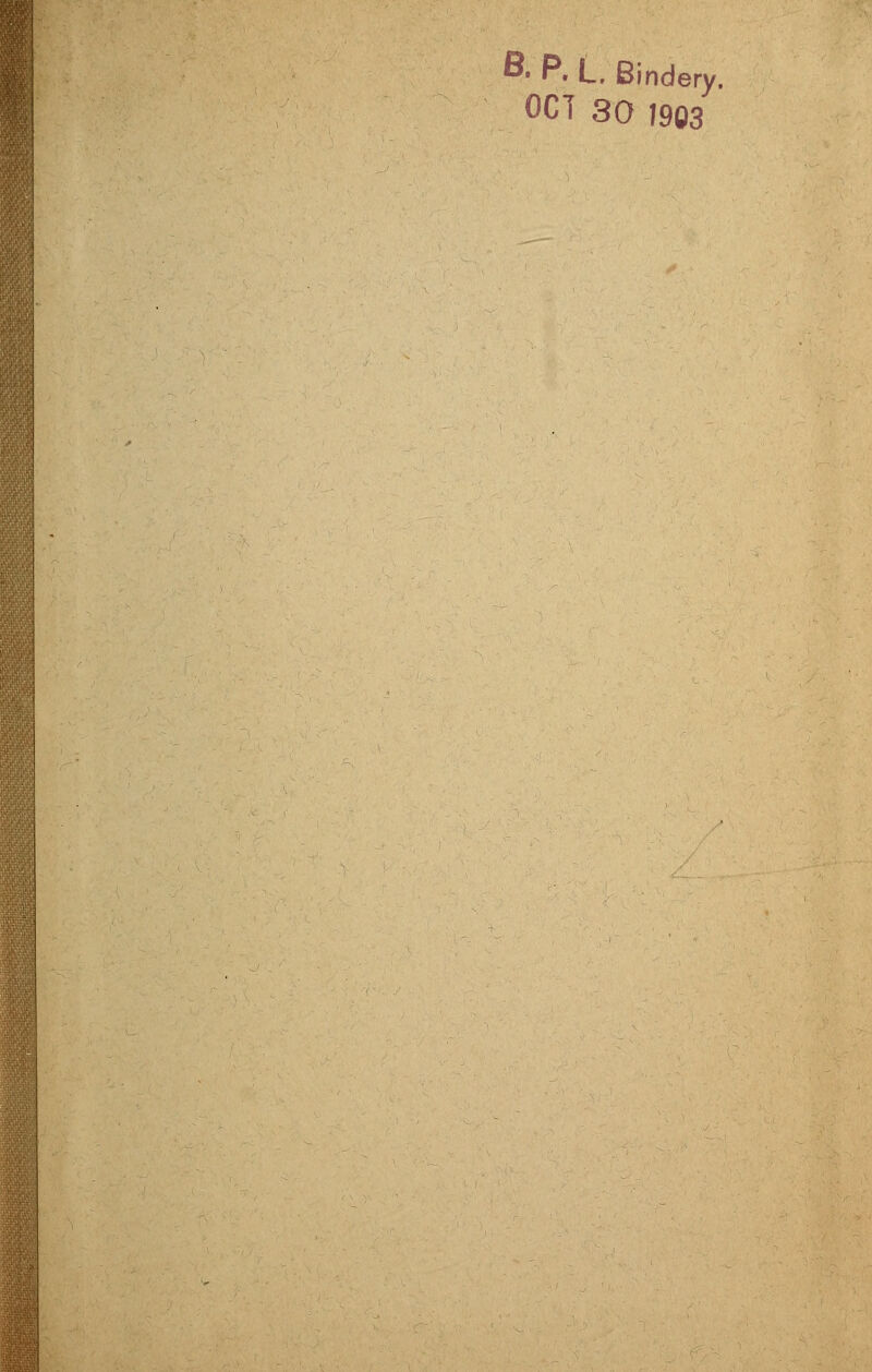 m i B-P. L Bindery. OCT 30 1903