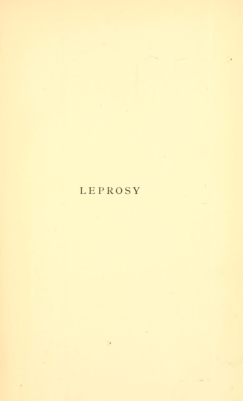 LEPROSY