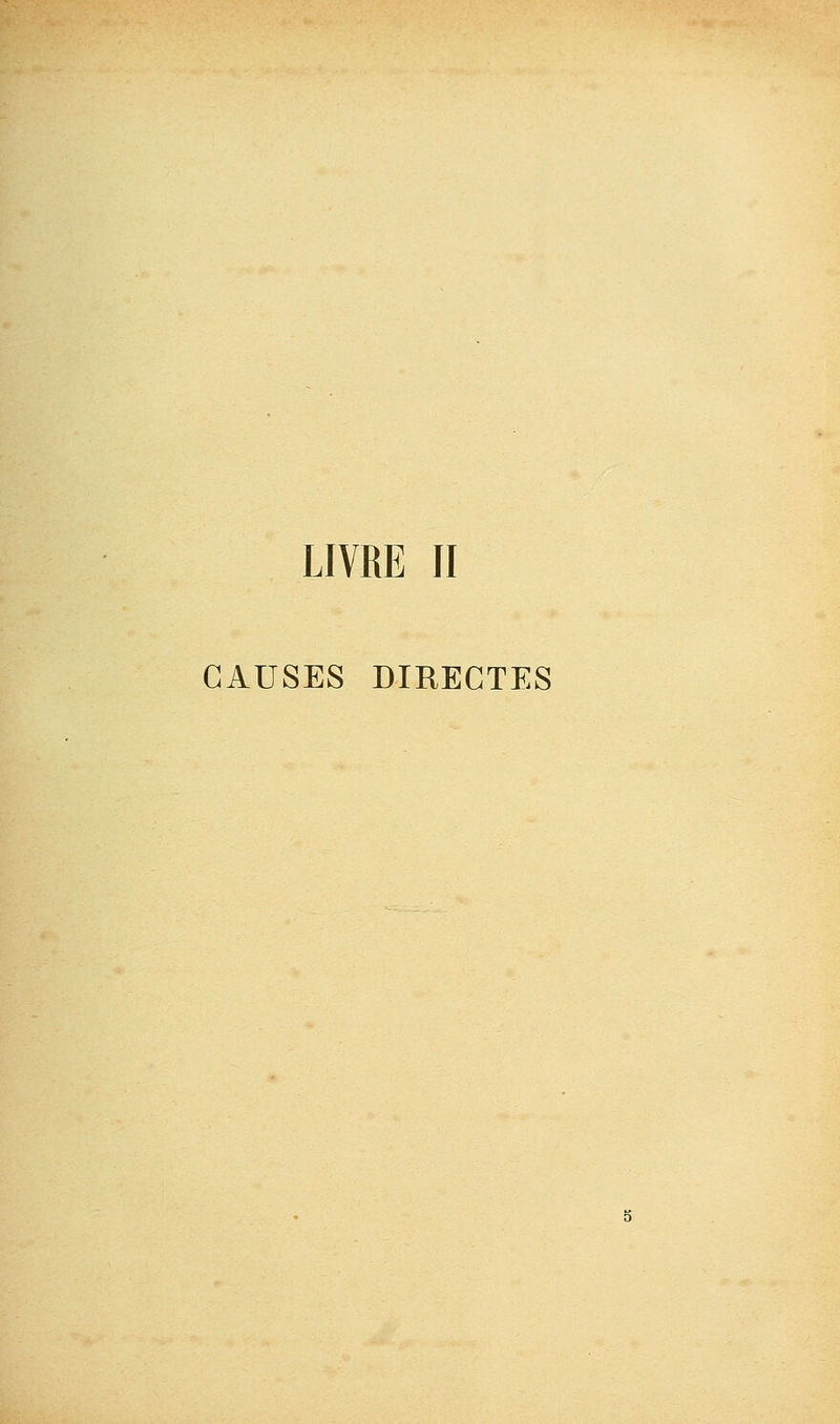 CAUSES DIRECTES