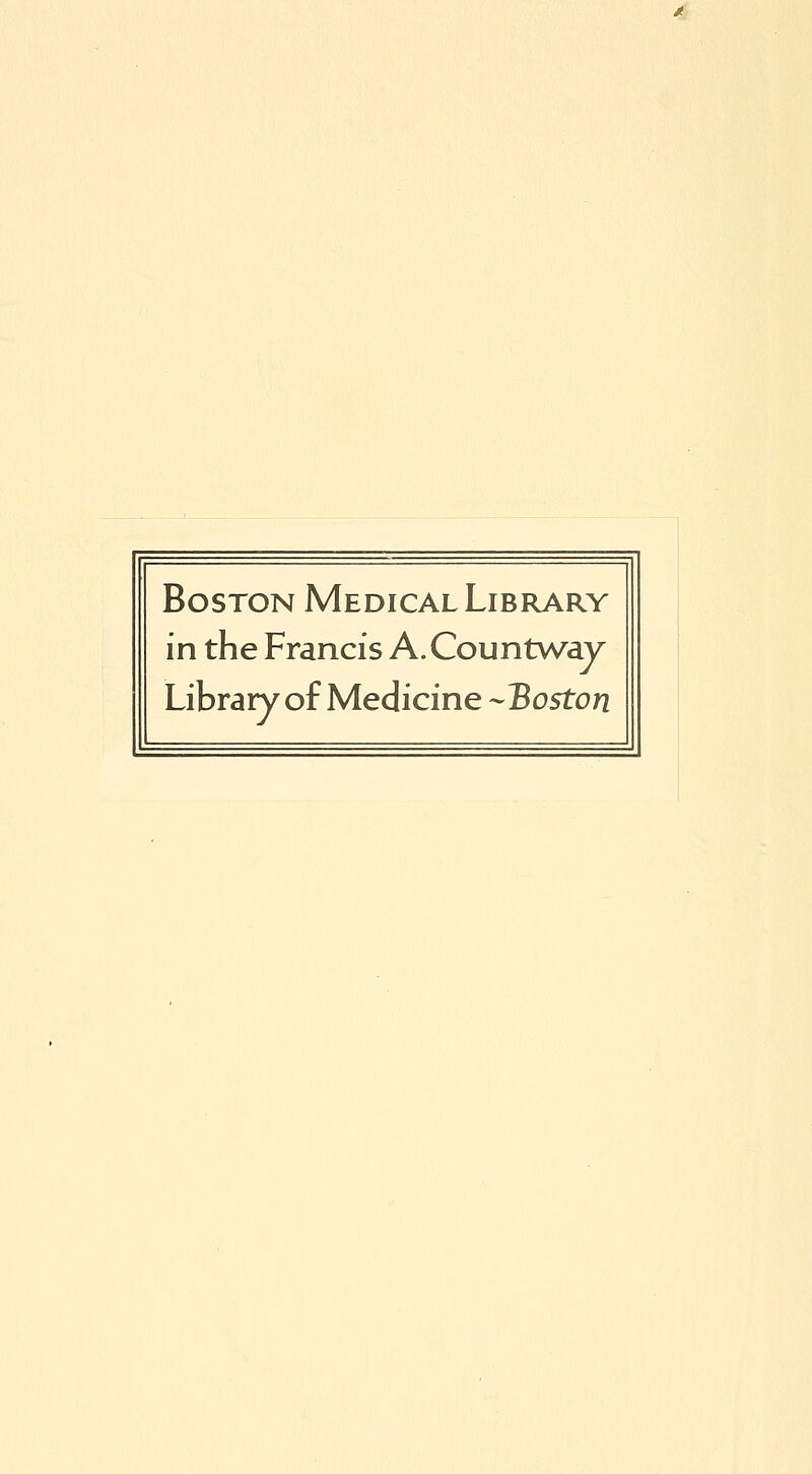 Boston Medical Library in the Francis A.Countway Library of Medicine -Boston