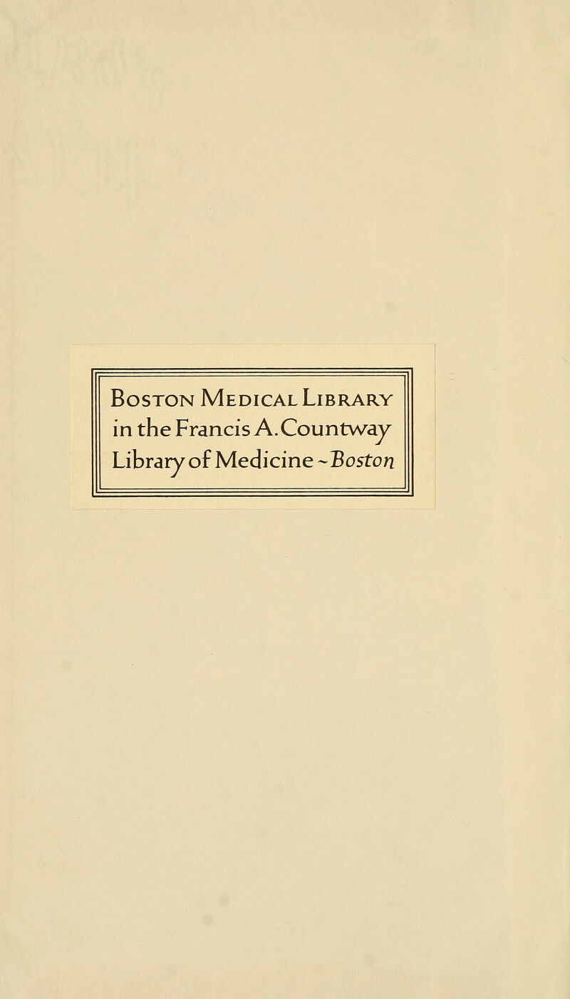 Boston Medical Library in the Francis A.Countwdy Library of Medicine -Boston