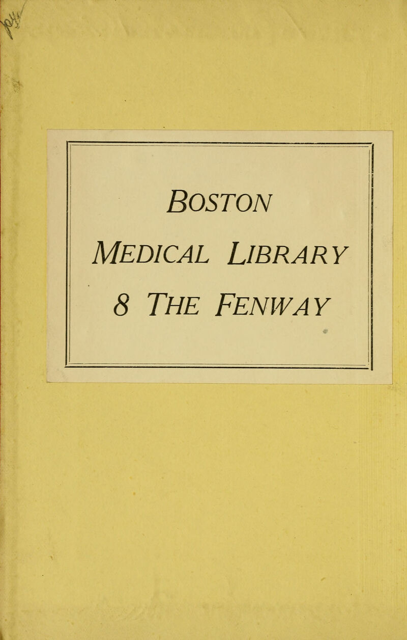 Boston Medical Library