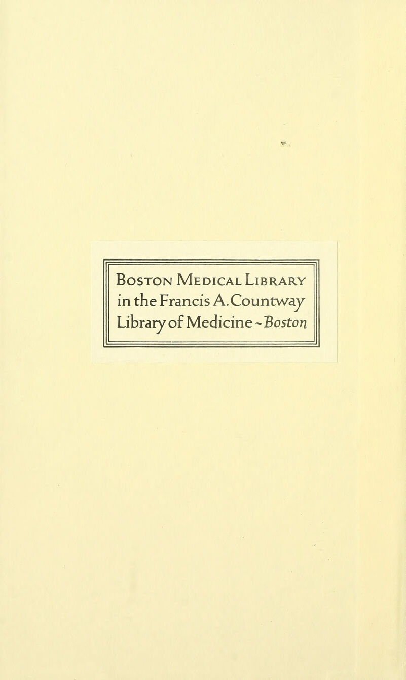 Boston Medical Library in the Francis A.Countway Library of Medicine --Boston