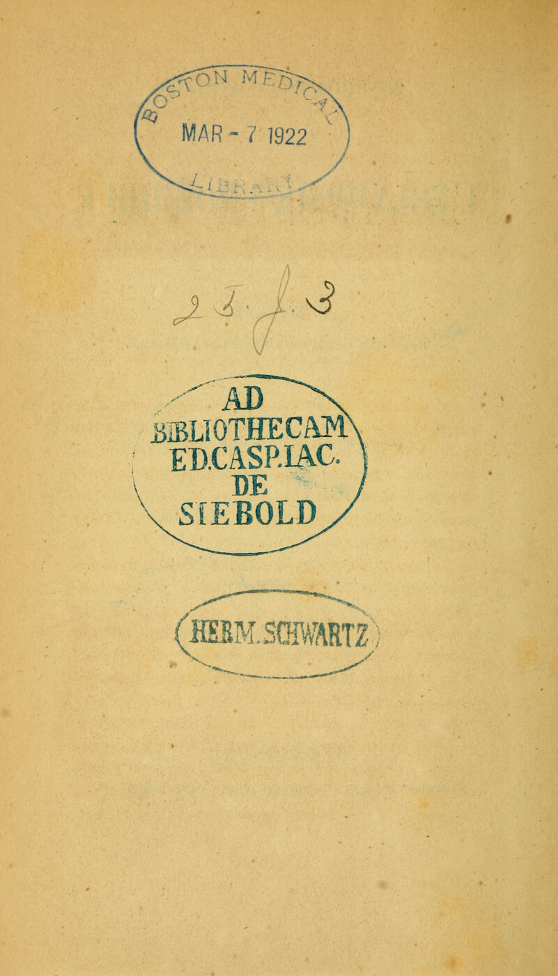 J- i ^rt- ^ h IBLTOTHECAK ED.CASRI^C. DE èSM.SOMRTZ /