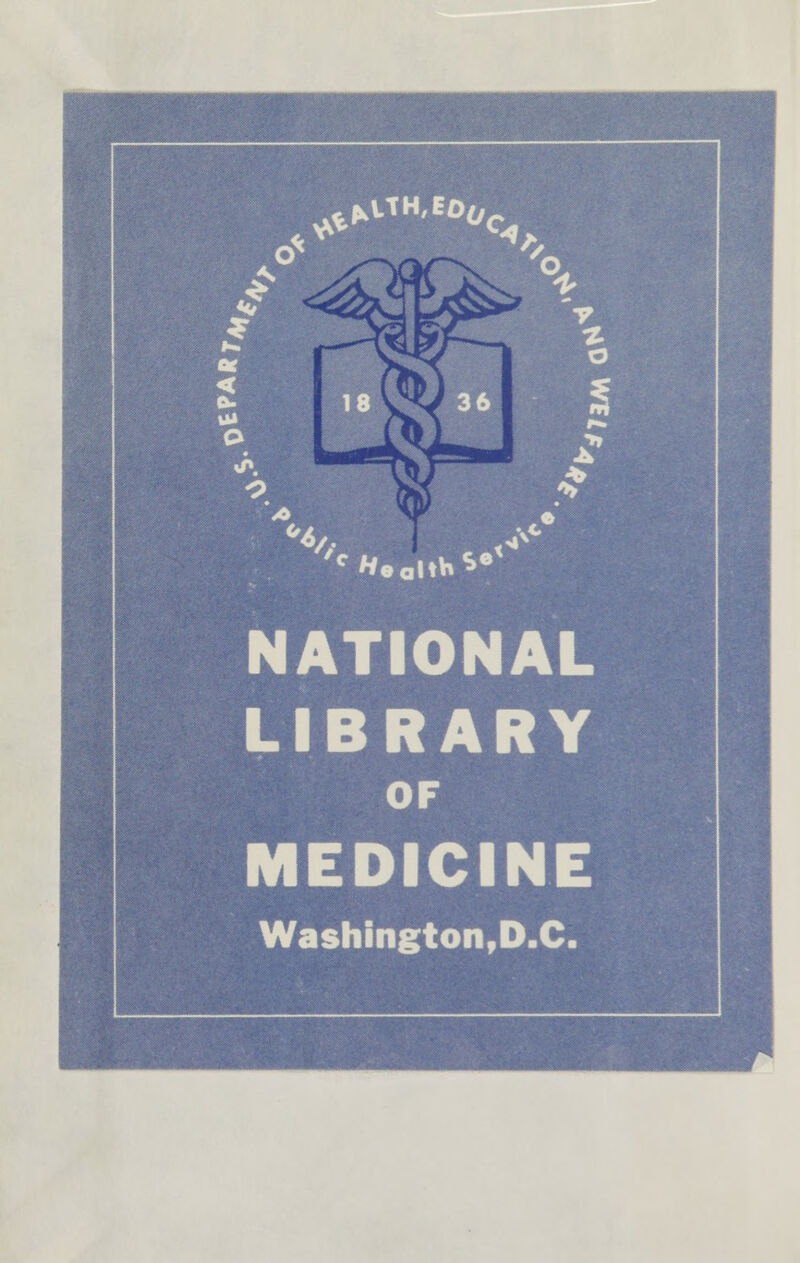 NATIONAL LIBRARY MEDICINE Washington,D.C.