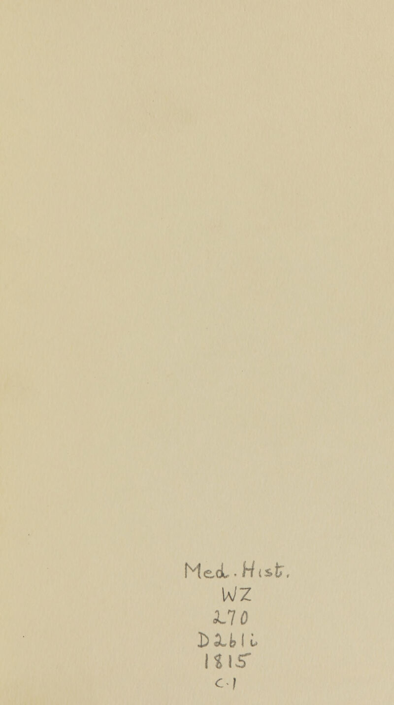 Med-Hist WZ ISI5 c i