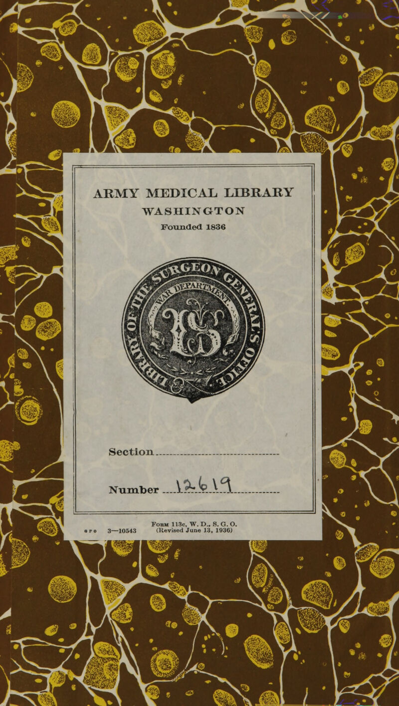 sfl ARMY MEDICAL LIBRARY WASHINGTON Founded 1836