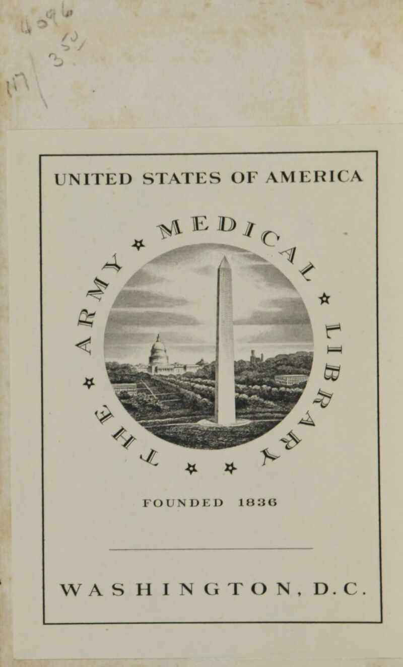 UNITED STATES OF AMERICA FOUNDED IH.Hi WAS HINGTON, DC.