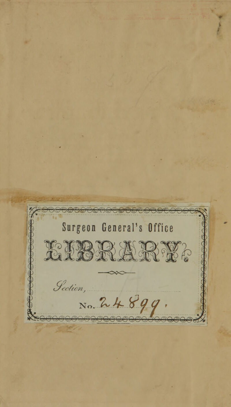 Surgeon General's Office :Gqao:n—-;.: o: go o c 2 c o. ? gogo^