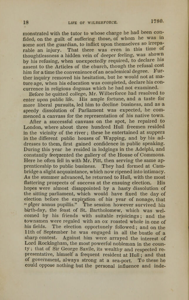 The life of William Wilberforce / by his sons, Robert Isaac