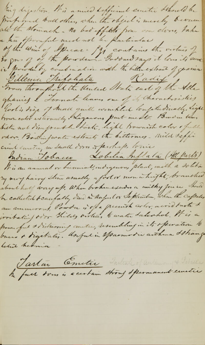 fi^A* >>— S ^S^ *S/l*^ <*4Cu+ Ai^ 'Ay*< '<! **~t r< £ & * <r<'^ /— ' / A It r/J ' , ,< y. ,. / A < , r X- *< z? C & ^ >*£^* i j£ * ^.^(t< 4^> A-^^ lA^^,^/A^%A' fA. /&<< /^c ^^4 ^ <^ ^ ,^C -^1. oyAtt^'^ A AA^^.^A Ai~^„ ^^- <^ f^rc^rist* f ^vv- /2Aj(Au /^« £r V^-^ ^~ A*tZ^^~? . /U^cC ^A .