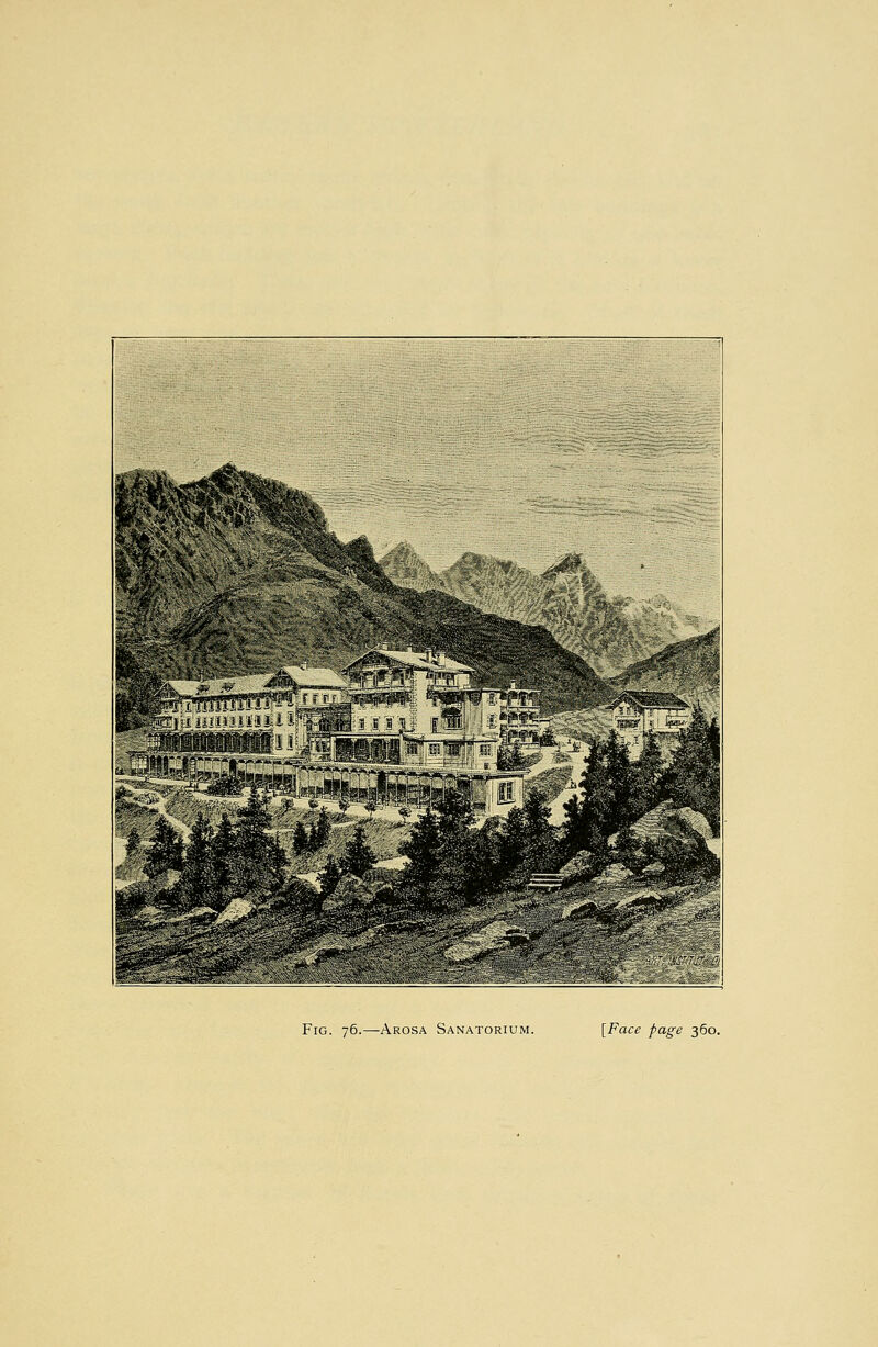 Fig. 76.—Arosa Sanatorium. [Face page 360.