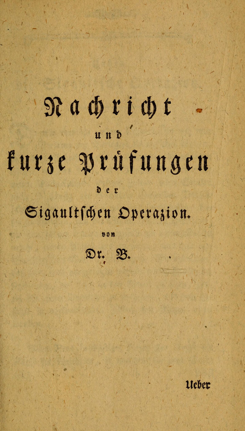 t u n & t> e c ^igaultfc^ctt Opetajiom »Oll ®jf. 35. lleScc