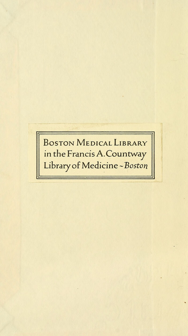 Boston Medical Library in the Francis A. Countway Library of Medicine -Boston