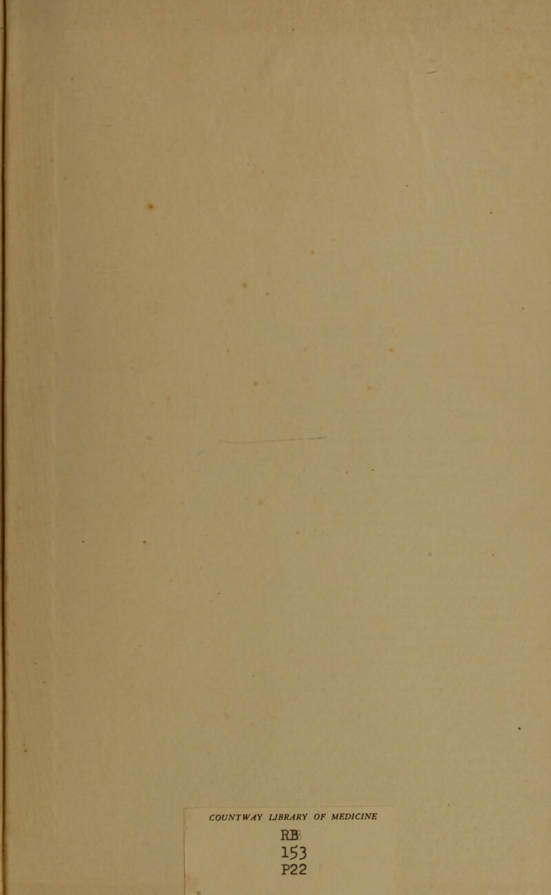 COUNT WAY LIBRARY OF MEDICINE KB 153 P22