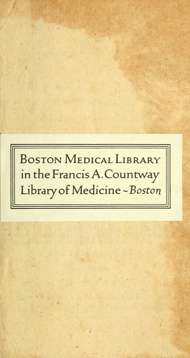 Boston Médical Library in the Francis A.Countway Library of Medicine -Boston