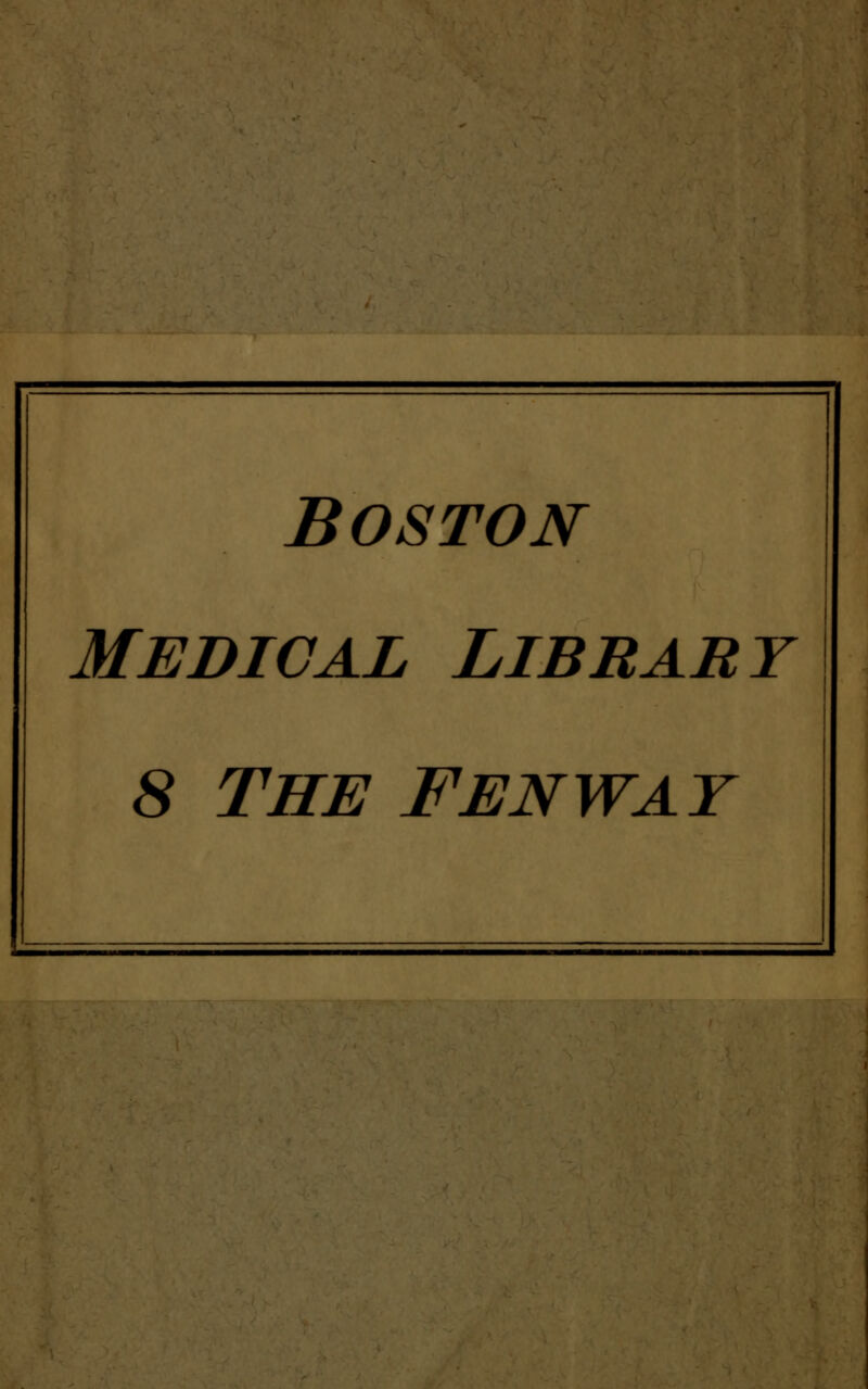 Boston Medical Lib baby 8 the fenway