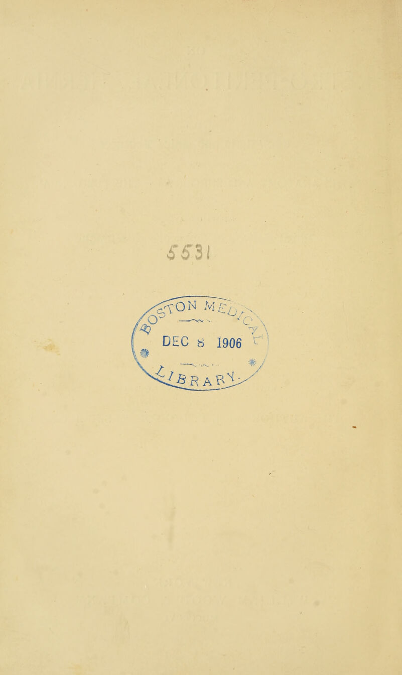 SSSl c DEC 8 1906 Z —....... #y LB RA^l- '