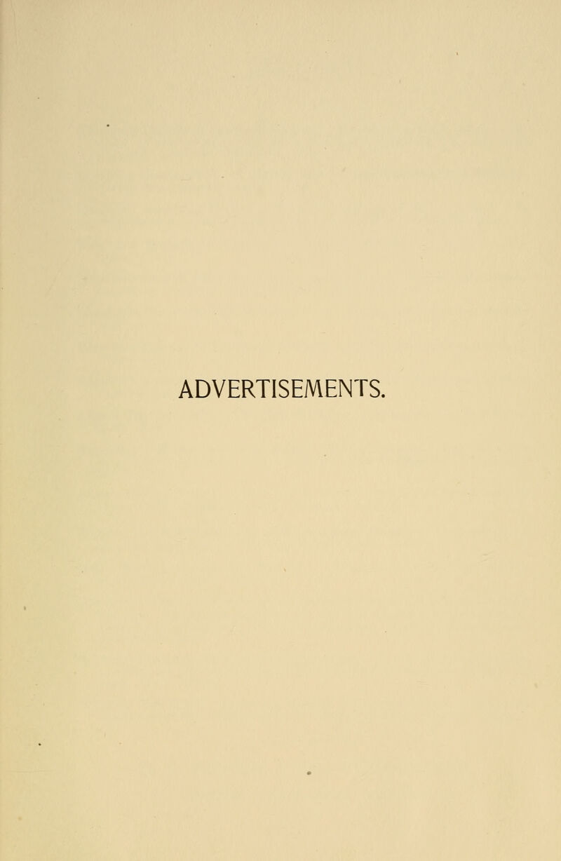 ADVERTISEMENTS.