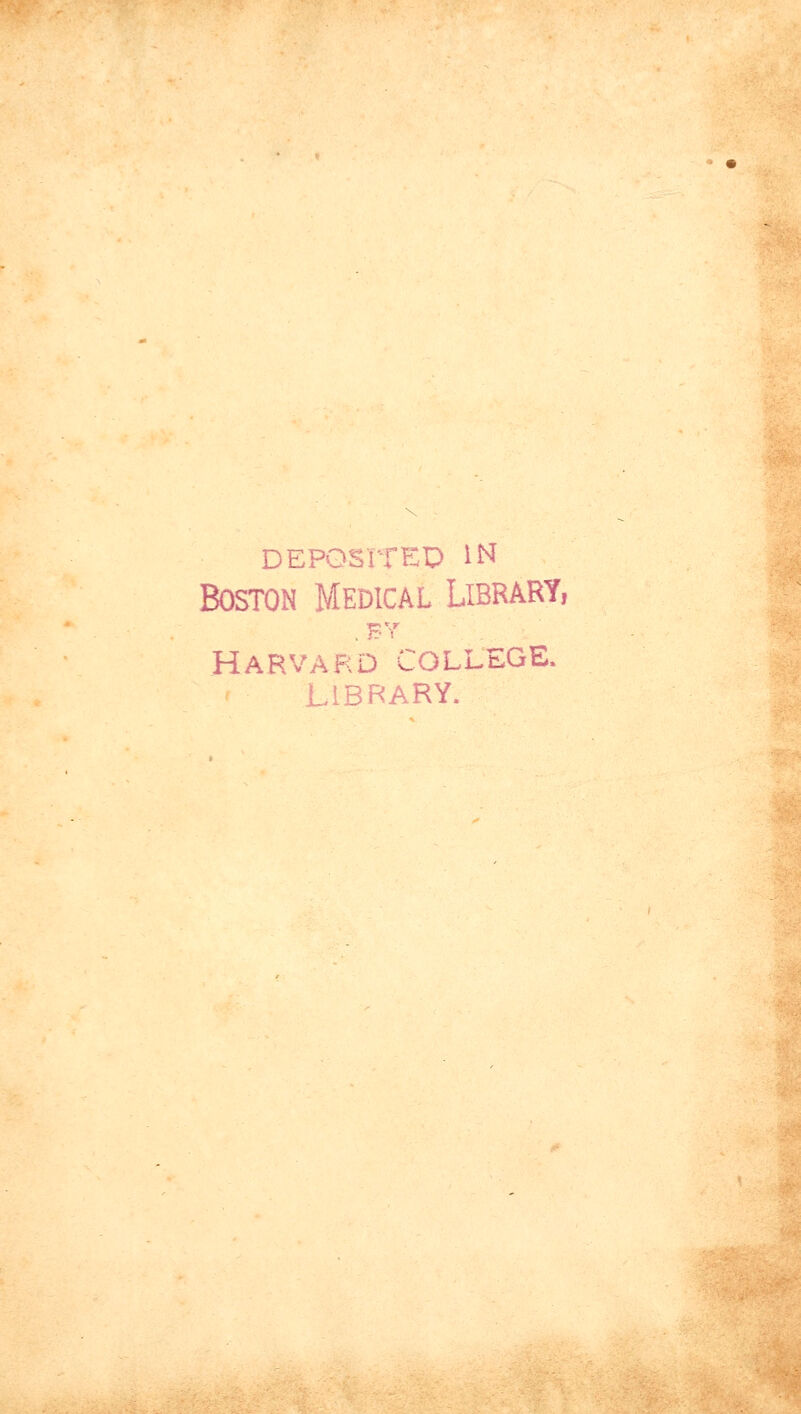 Boston Medical Library, *2 V Harvard college, LIBRARY.