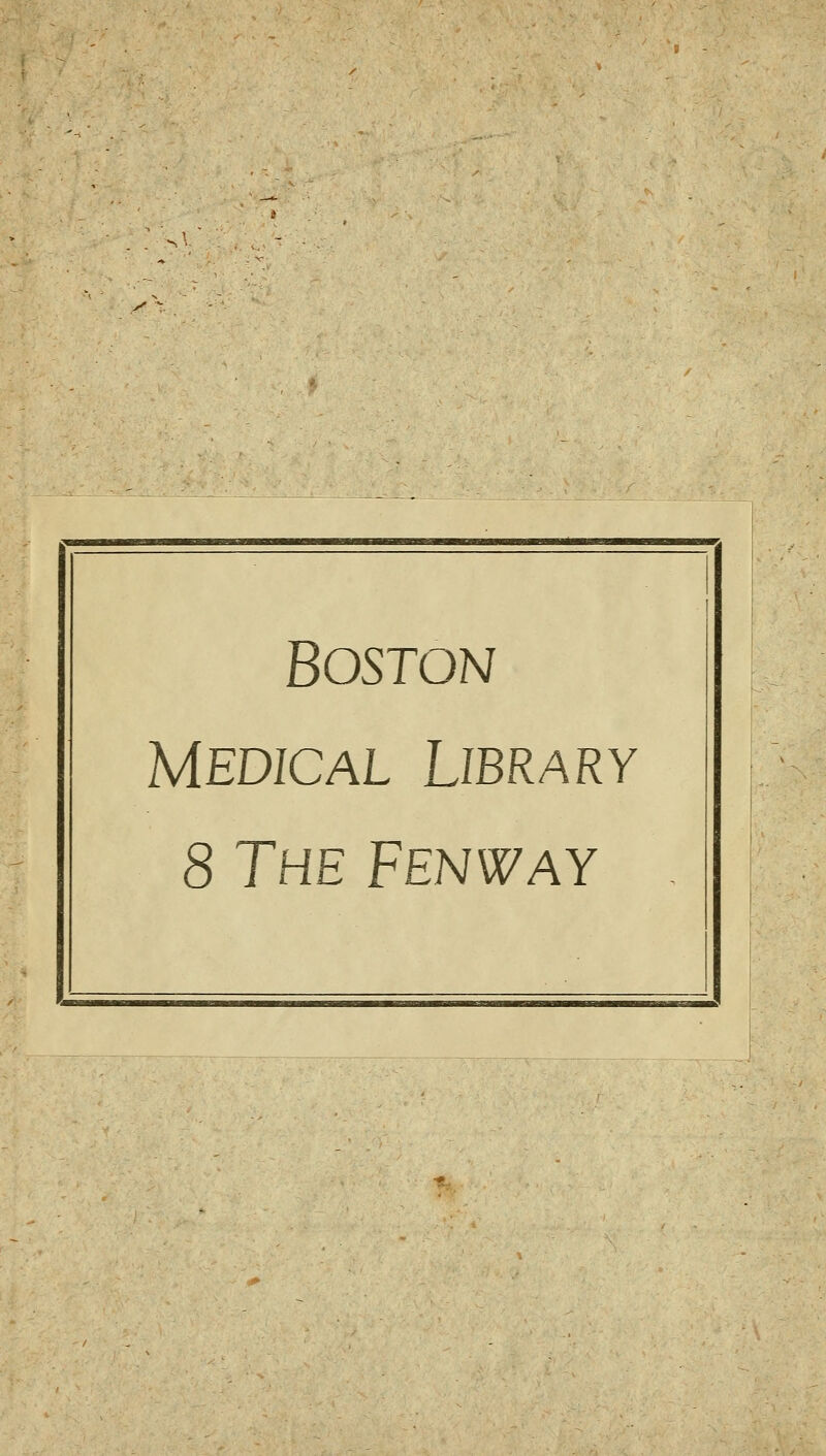 Boston Medical Library