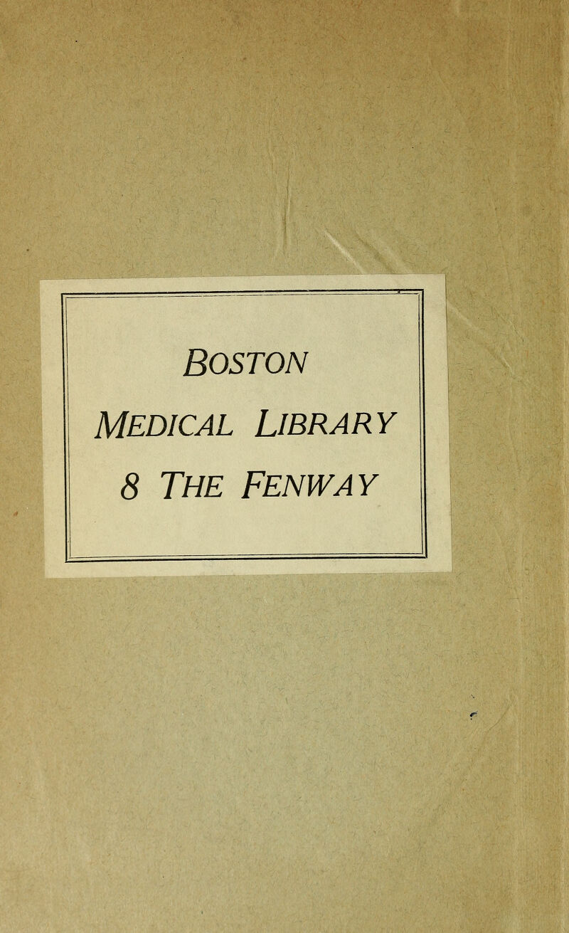 Boston Medical Library