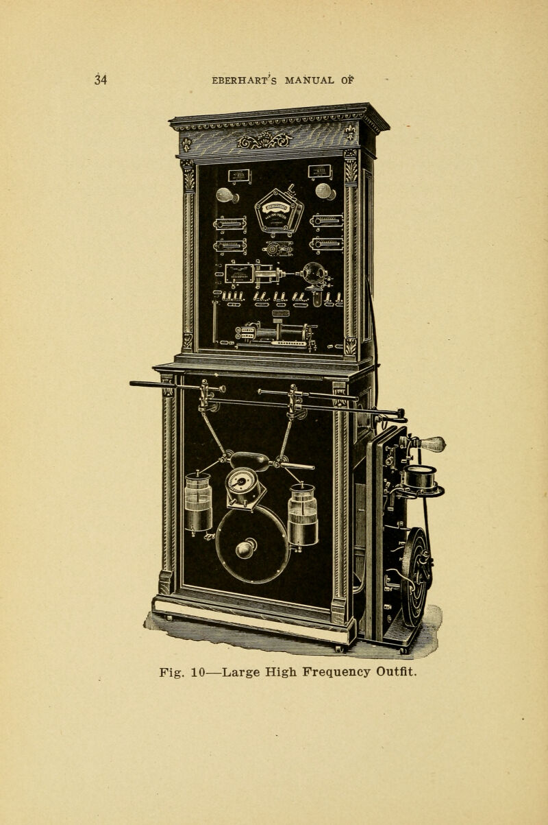 Fig. 10—Large High Frequency Outfit.