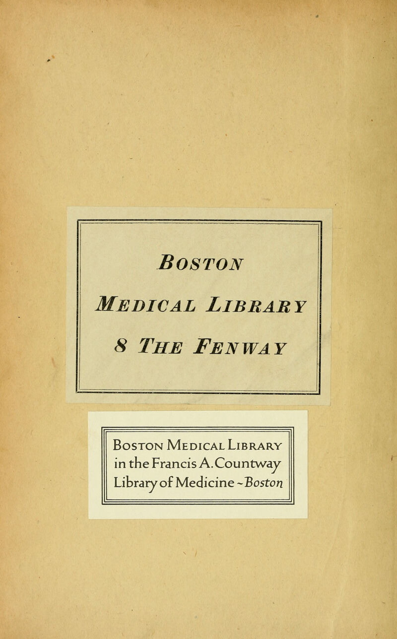 Boston Médical Libbary 8 The Fenway Boston Médical Library in the Francis A.Countway Library of Medicine-Boston