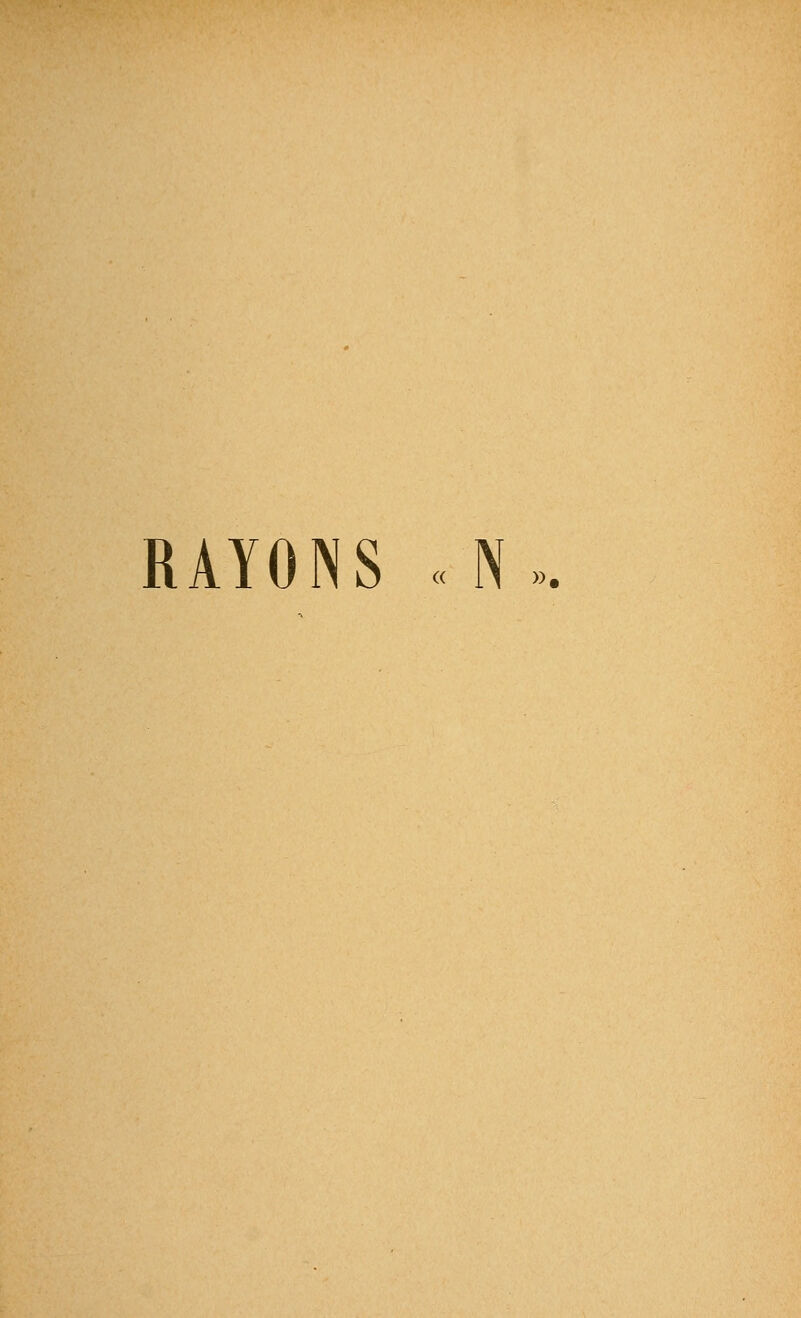 RAYONS . N...